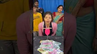 Amazing blow the money funny family challenge #shorts #game