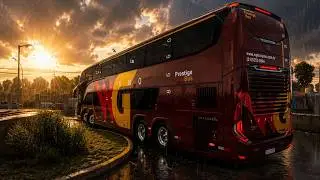 ETS2 1.59 | Realistic Bus Driving | Scania G8 Marcopolo 1800 DD | POV 4K | #ets2