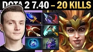 Lina Pro Mid with Daedalus and Aghanims - Gameplay Dota