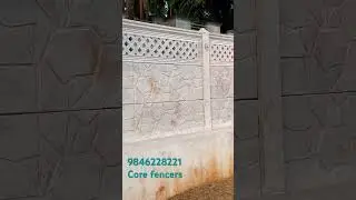 Sneha mathil(slab wall-pre cast)all districts in Kerala.#boundaryfencing #boundarywall #precastwall