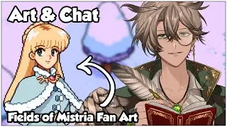 Art & Chat: Drawing a Winter Flower #FieldsOfMistria #FanArt