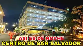 ASI SON LAS NOCHES EN EL CENTRO HISTÓRICO DE SAN SALVADOR. #elsalvador