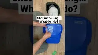If you get shot in the lung, make sure to do this #shorts #survival #learn #war