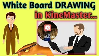 How to create White Board Drawing Video in KineMaster || ajTalk