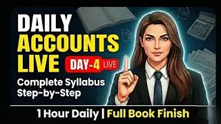 Accounts LIVE &ndash; Day 4 🔥 | Step by Step Full Syllabus | Daily 1 Hour Master Class 📚
