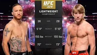 Justin Gaethje vs Paddy Pimblett Full Fight - UFC 324 Fight Of The Night