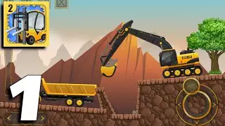 Construction City 2 - Gameplay Part 1 Levels 1-10 (Android, iOS)