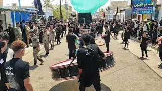 استعراض يوم العاشر من محرم 1445هـ |موكب دمعة رقية ميسان - العزير