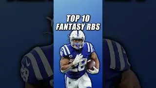 Top 10 Fantasy Football Running Backs 🔥🏈#nfl #fantasyfootball #shorts  #patrickmahomes #football