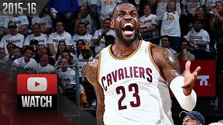 LeBron James Full Highlights vs Pistons 2016 Playoffs R1G2 - 27 Pts, HYPE!