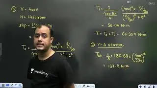 Lecture 159 - Problems based on High Torque Cage Rotor and Induction Generator