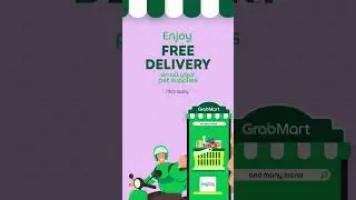 GrabMart Free Delivery on Pet Supplies Digital Ad Q3 2025 10s (Philippines, Version 1) [ST] #Shorts