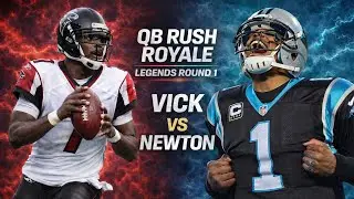 Mike Vick vs Cam Newton | NO Passing | Winner Advances | QB Rush Royale LEGENDS Bonus Round | Madden