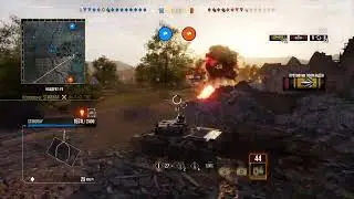 WOT CONSOLE PS4 / Gameplay/  fastgame 7k 2min game