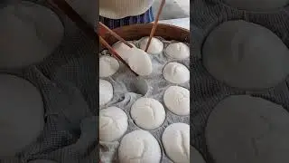 Steamed Rice Cakes perfect with hot coffee #asian #asianfood #asiantaste #shorts