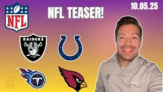 NFL Picks - Raiders vs Colts and Cardinals vs. Titans TEASER, 10/5/2025 Week 5 NFL Free Picks