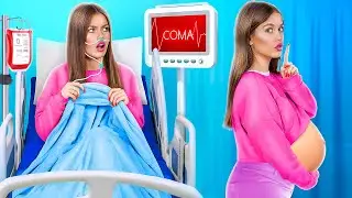 Mia Sorella Gemella &egrave; Incinta? Sfida di 24 Ore! Come Nascondere una Gravidanza