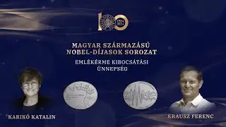 Karikó Katalin és Krausz Ferenc Nobel-díjas tudósaink tiszteletére készült emlékérmék kibocsátása