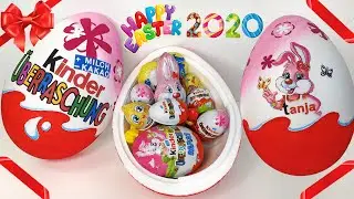 DIY Custom GIANT Styrofoam KINDER SURPRISE Egg for Girls! EASTER BASKET IDEAS 2020