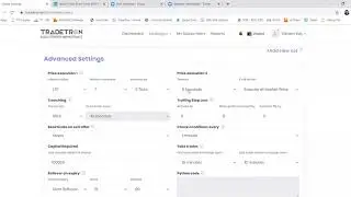 Расширенные настройки - Исполнение по цене, Трейлинговый стоп-лосс, Повторная активация стратегии