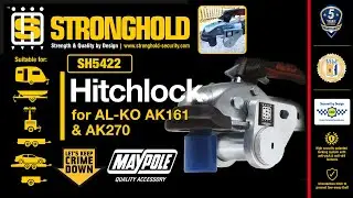 SH5422 Stronghold Hitchlock For ALKO AK161 & AK270 Hitches | Stronghold Security
