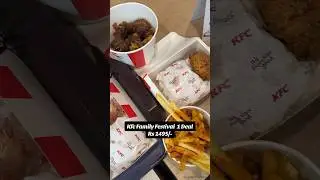KFC Family Festival 1 Deal | #ytshorts  #ytubeshorts #foodshorts