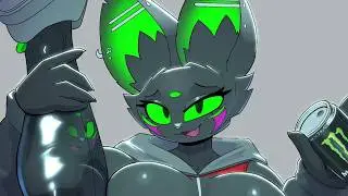 Monster Energy Girl Diamond Drink | ArzyParzy Comic Dub