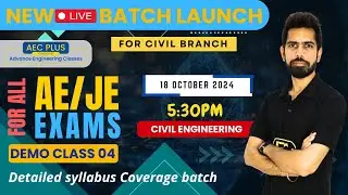 Hydrology | Demo Class 4 for AE/JE Exam 2025 | By Vijay Sir