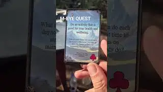 M-EYE Quest daily drawing 3 of clubs