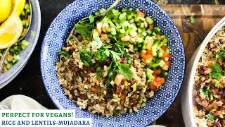 Israeli Mujadara- Brown Rice and Lentils that Your Kids will LOVE!