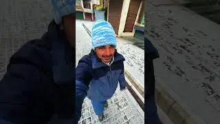 Fresh Snowfall in Leh Today! ❄️ (5 Jan Live Update) #snow #travelshorts #lehladakh