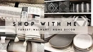 HOME DECOR SHOP WITH ME | TARGET AND WALMART | SPRING AND SUMMER 2021