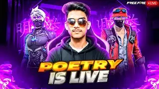 🔥 1v1 • 1v4 • 4v4 Guild Test LIVE | Free Fire Max India 🇮🇳 | Poetry Gaming