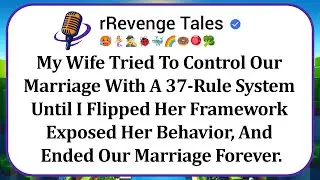 My Wife Tried To Control Our Marriage With A 37-Rule System Until I Flipped Her Framework, Exposed..