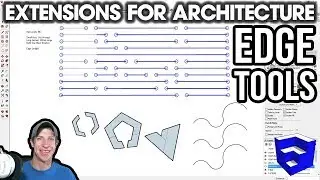 РАСШИРЕНИЯ SketchUp ДЛЯ АРХИТЕКТУРЫ - Инструменты для работы с краями - Легкое исправление зазоро...