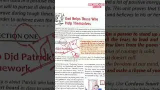 Shower of English, Unit 5, Section 1: Who did Patrick's HW.