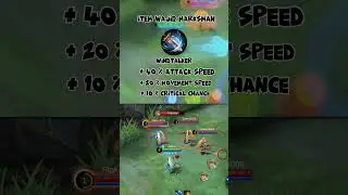 FUNGSI ITEM WINDTALKER UNTUK MARKSMAN #mobilelagends #mlbb #moba #buildmoskovpalingsakit