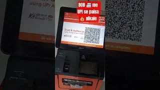 BOB 🏦 me  UPI se paisa 💰 kaise nikale  #bankofbaroda #bob #upi #cash #withdrawal #rbi