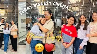 Movie enjoy in Surat biggest cinema😊&hearts;️#kashishpatel #vlogger #youtubevlog #movievlogs #viralvlog 