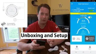 Unboxing:  Smart Water Leak, Temp & Humidity Sensor - Avoid Flooded Basement
