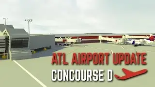 Concourse D is Nearly Completed! | Minecraft ATL Airport Update