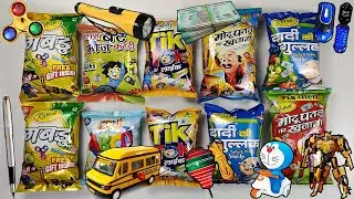 Latest ultimate collection of 5 rs snacks with free gifts inside! free watch inside,free rc car,gun