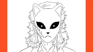 How To Draw Sabito (Demon Slayer)