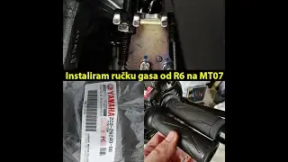 Yamaha MT07 2021 R6 throttle tube mod