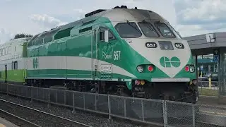 (10 Cars) GO 1969 (Niagara Excursion) - 358 With 657 At Bronte 