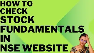Steps to check any stock fundamentals in NSE WEBSITE || LTI MINDTREE