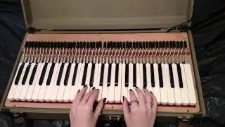 Vintage Harmophone Travel Organ Electric Keyboard