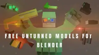 FREE UNTURNED MODELS FOR BLENDER | Update 1