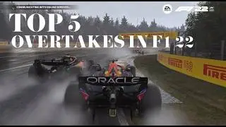 Top 5 Craziest Overtakes in F1 22 | F1 22 Gameplay