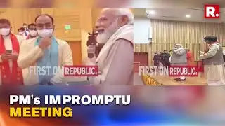 PM Modi Makes An Impromptu Visit At IIT Kanpur, Student Reactions Are Viral; Watch Here